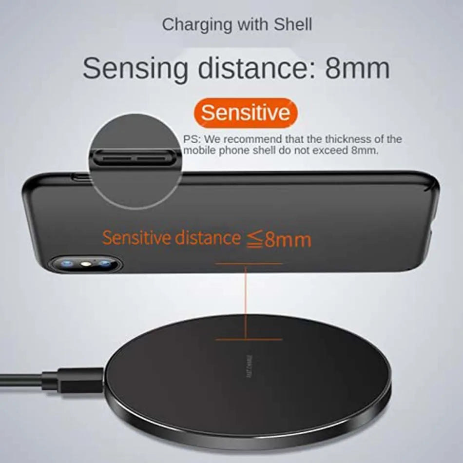 100W Wireless Charger For iPhone 14 13 12 15 Pro XS Max Mini X XR Induction Fast Wireless Charging Pad For Samsung Xiaomi Huawei